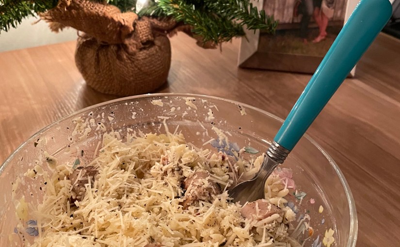 Jess’s Apple Chicken & Parmesan&nbsp;Orzo